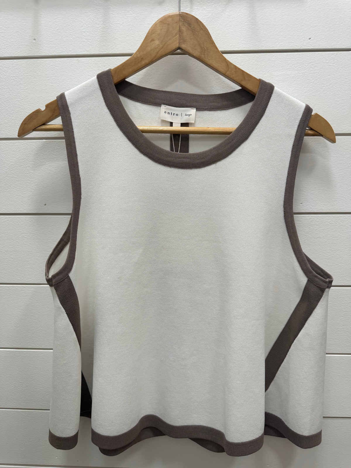 White Knit Tank