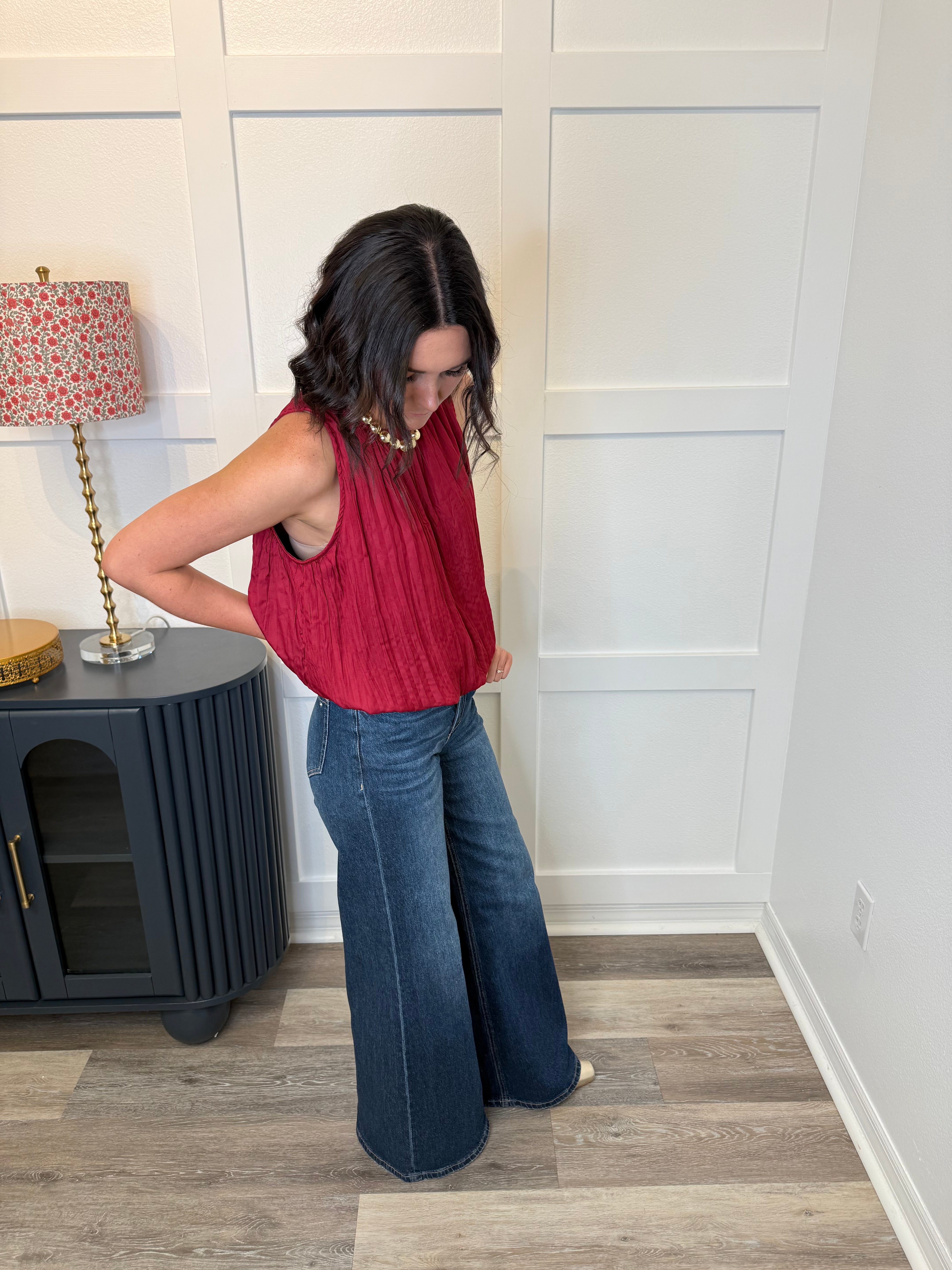 Mica Mid Rise Vintage Wide Leg Denim