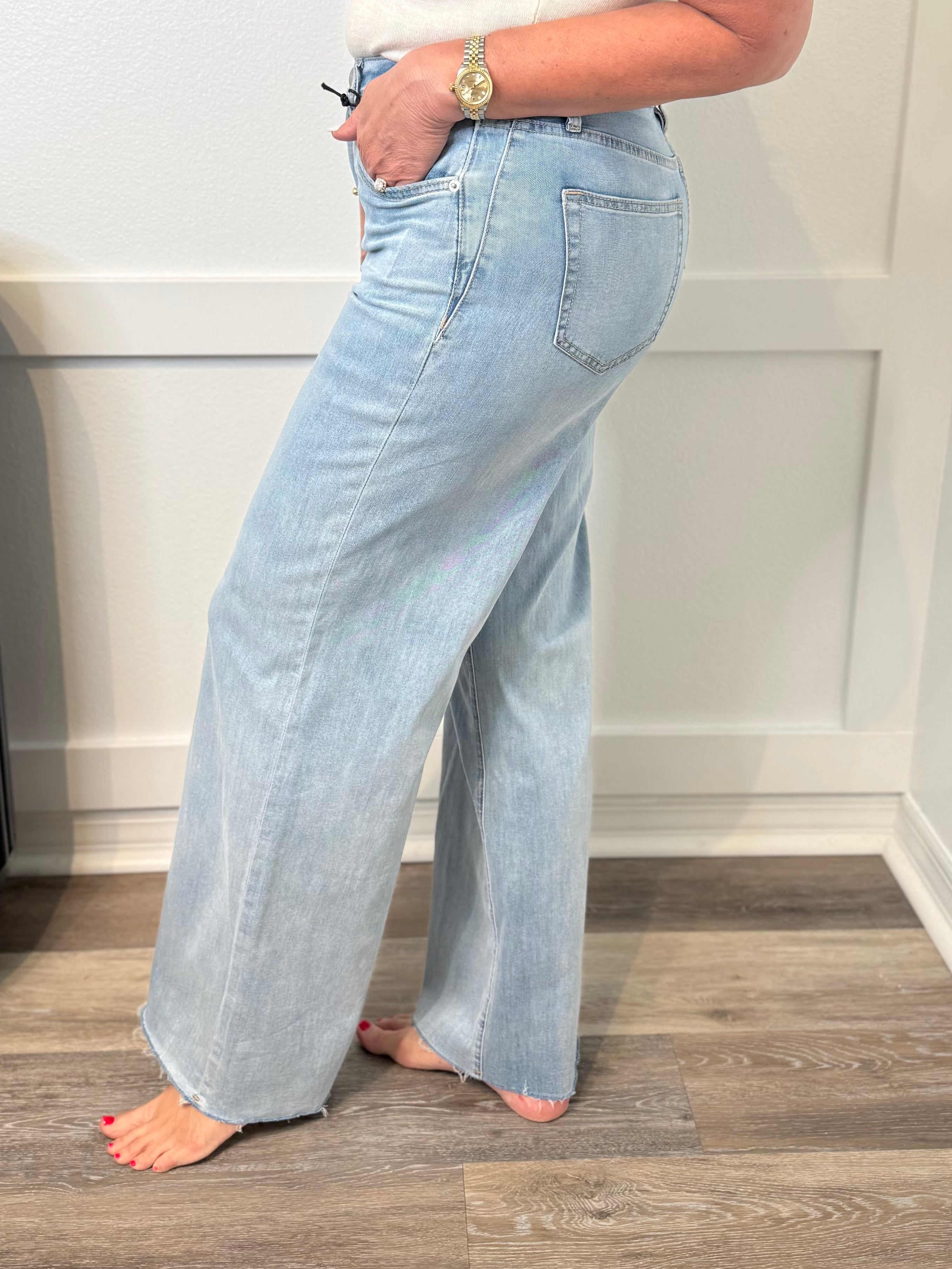 Mica High-Rise Vintage Washed Denim