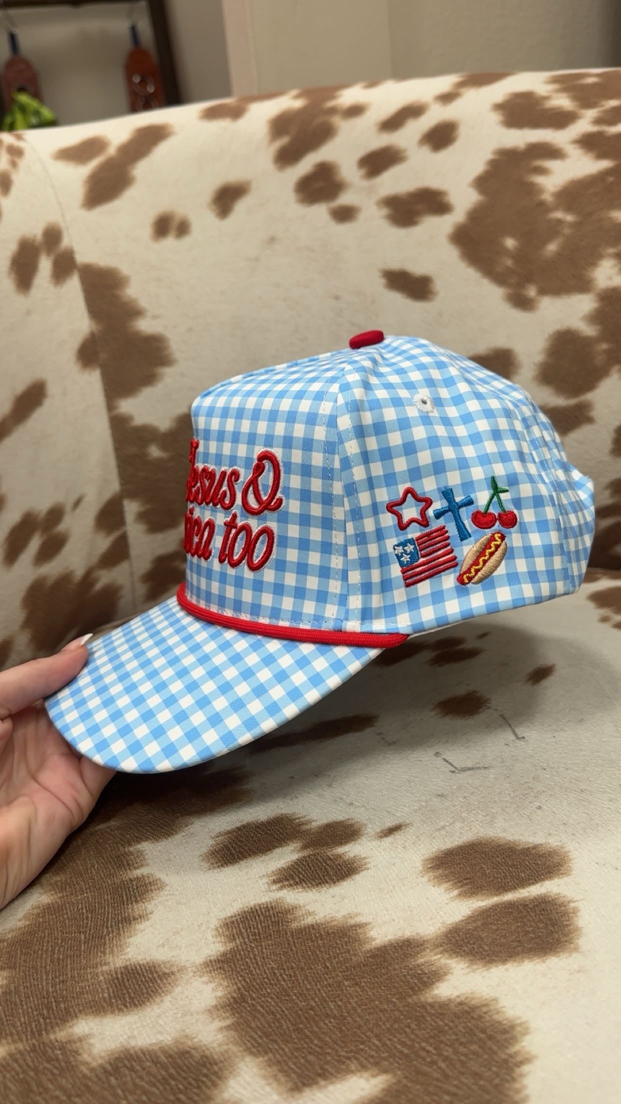 LOVE JESUS & AMERICA TOO HAT