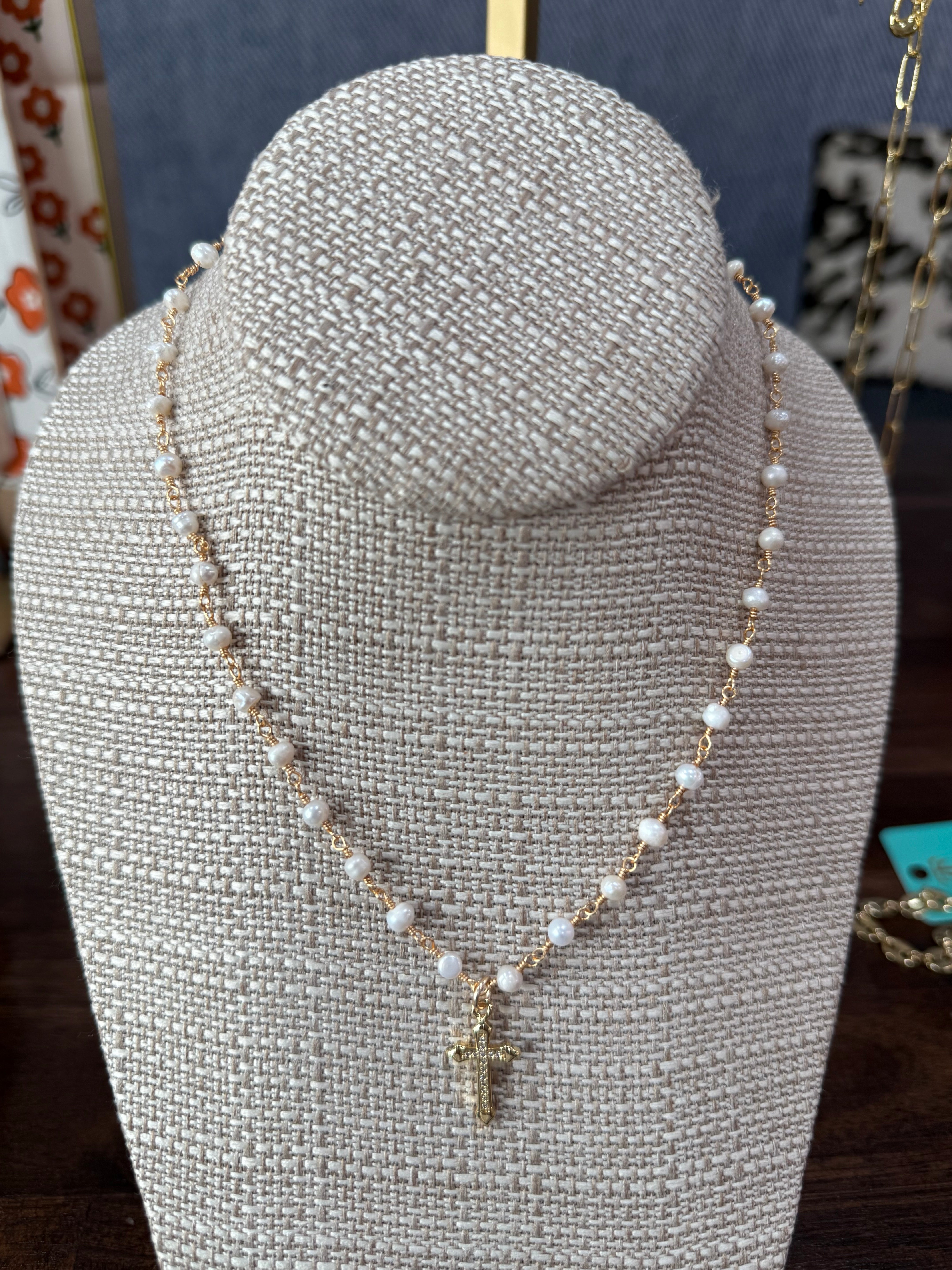 Jacee Cross Necklace