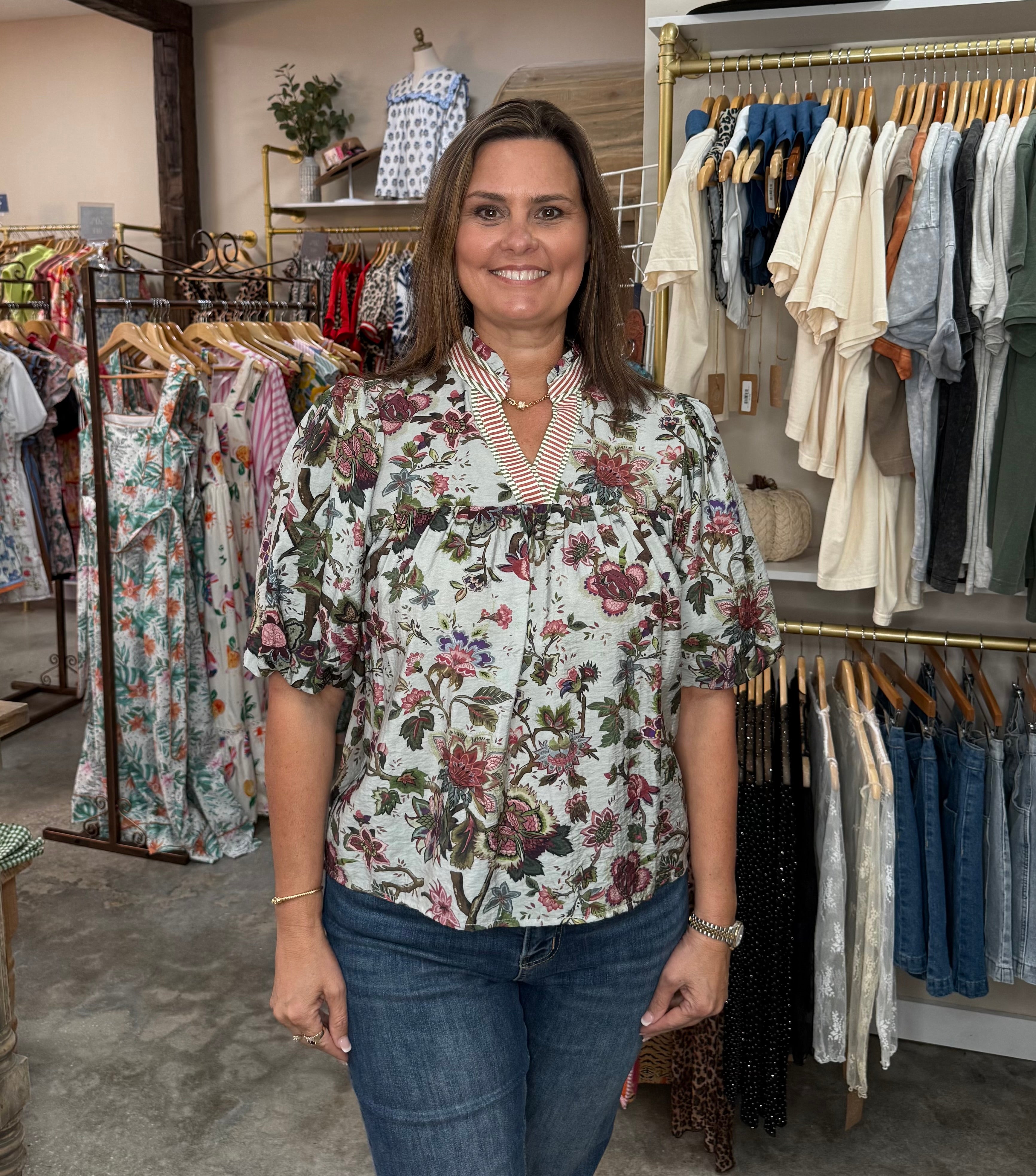 THML Sage Garden Top