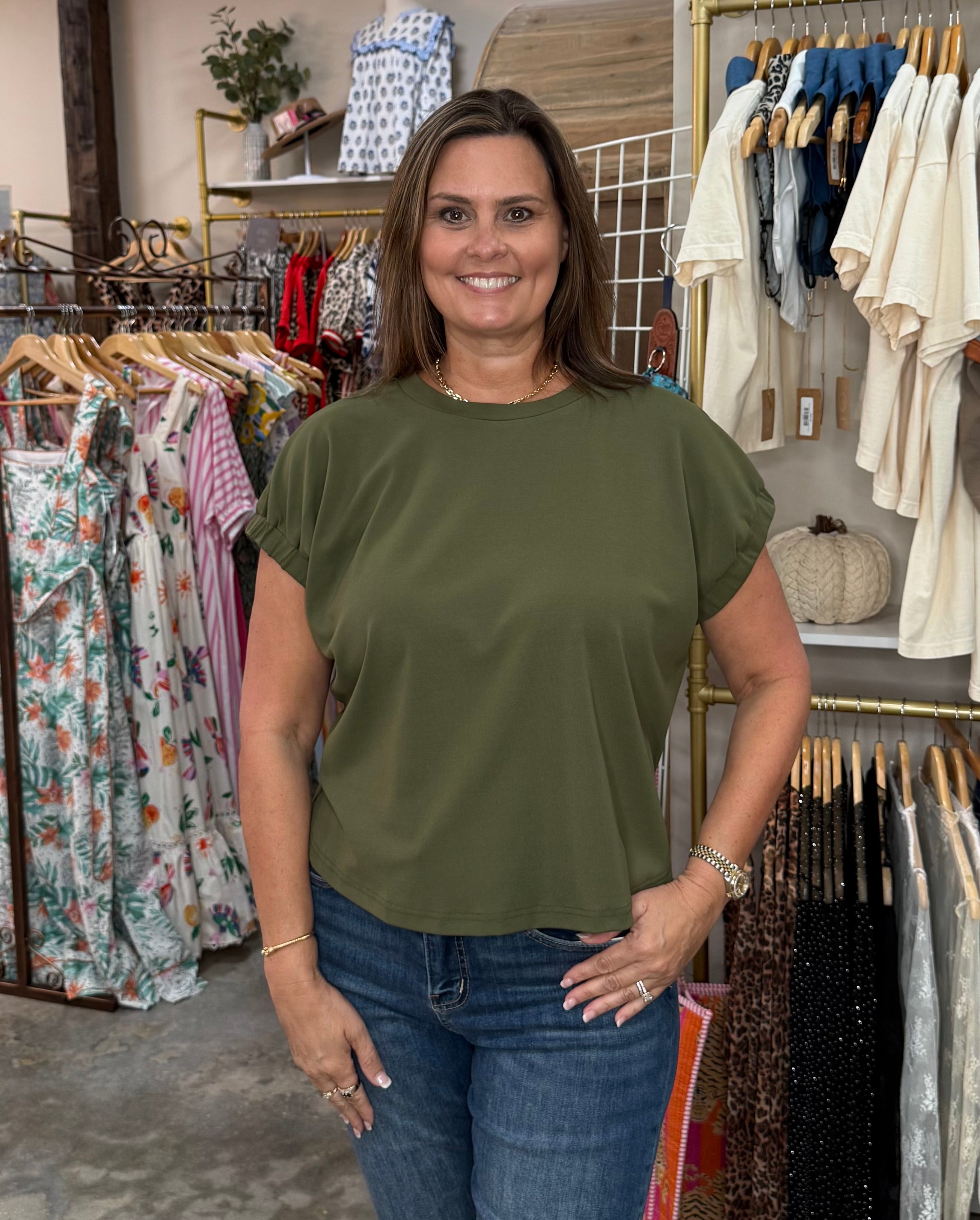 Effortless Dolman Blouse