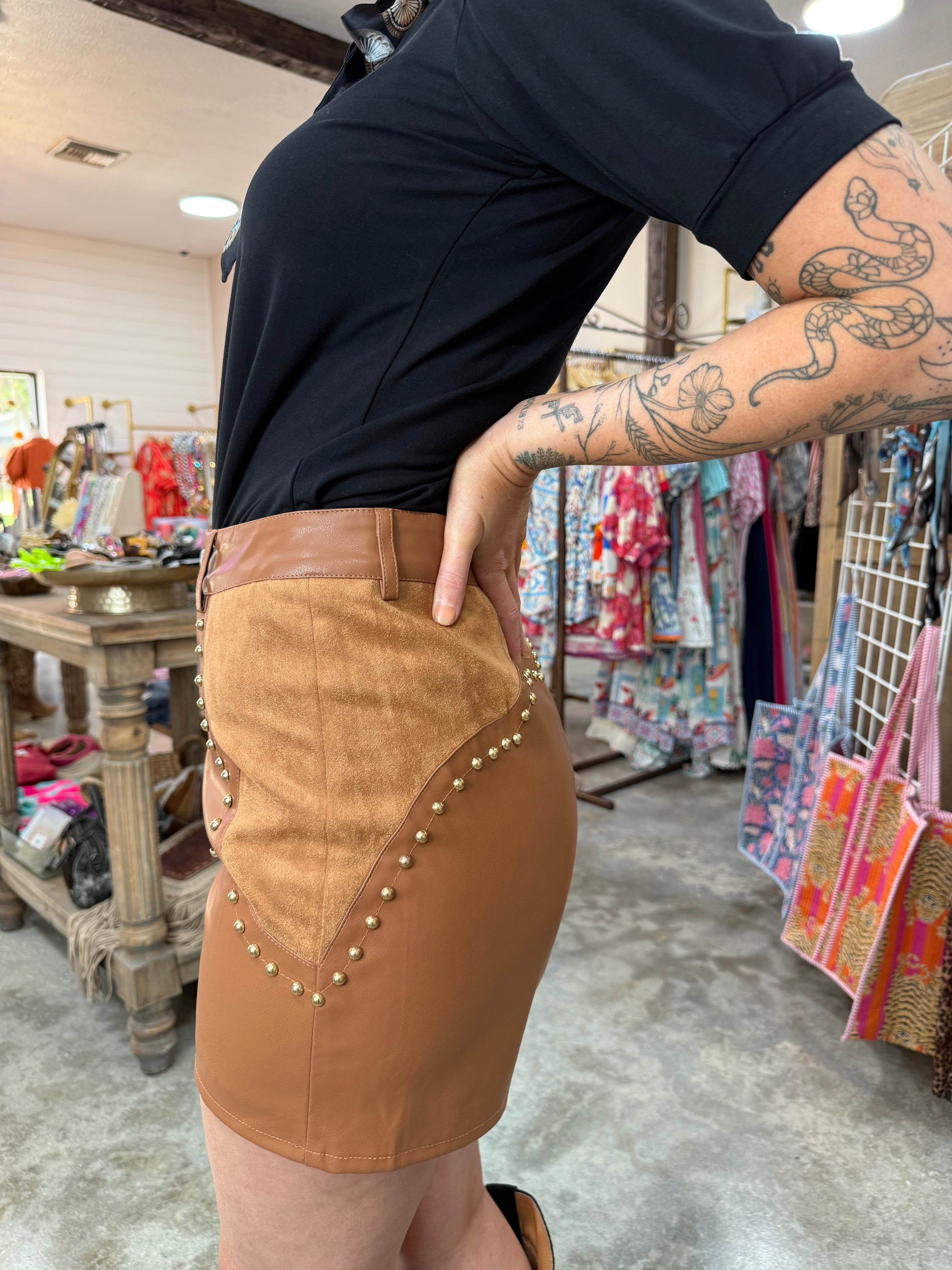 Desert Edge Studded Shorts