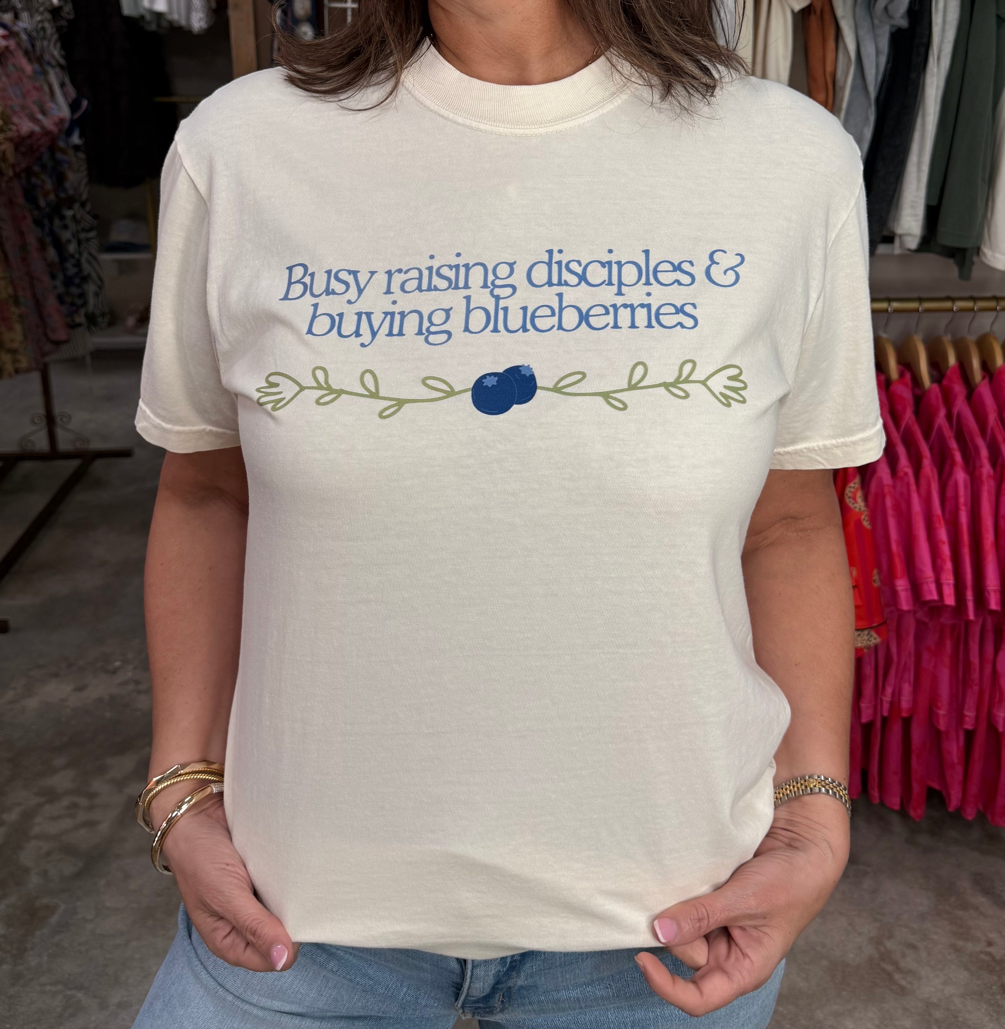 Busy Raising Disciples Tee