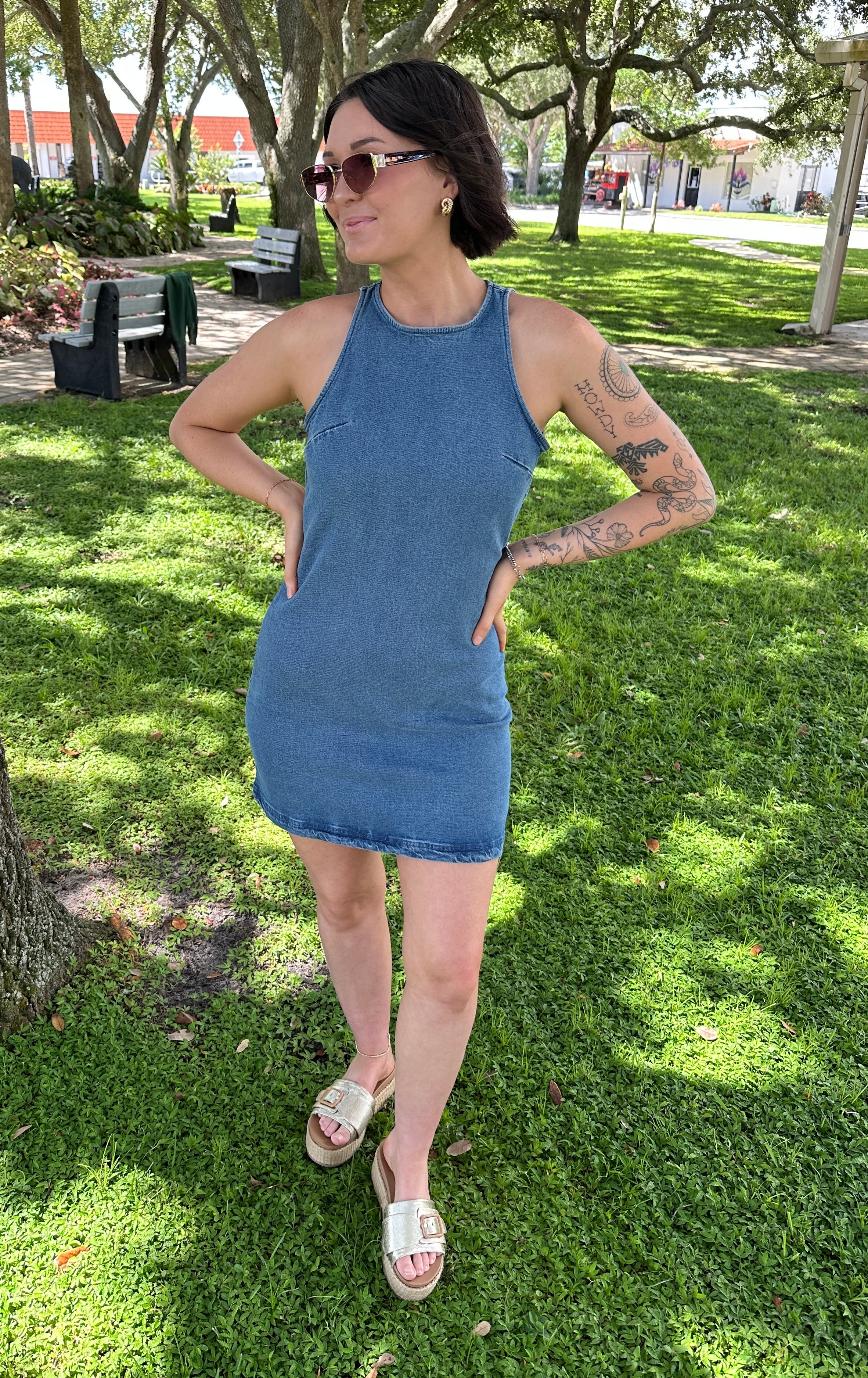 Denim Darlin Dress
