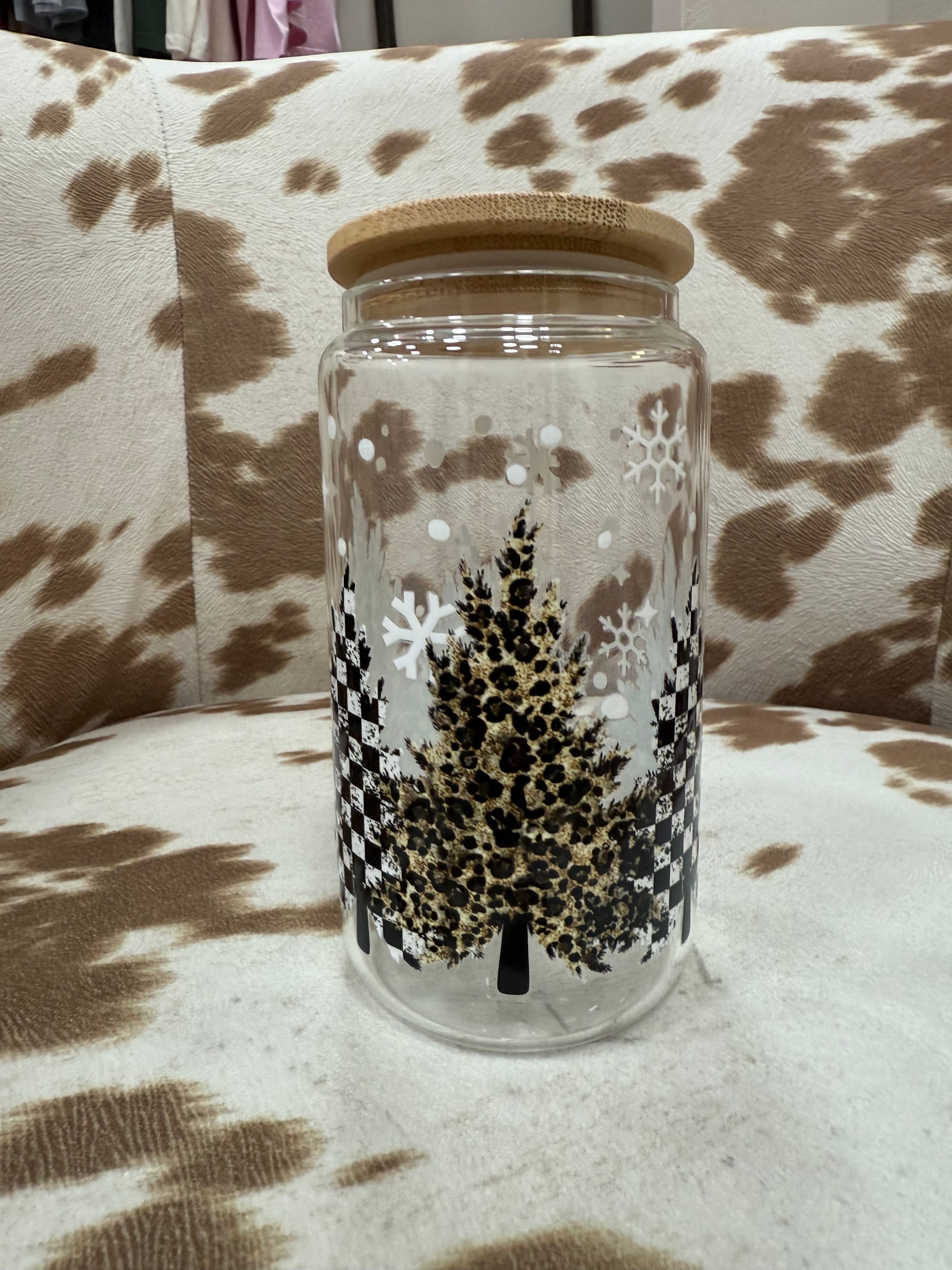 Glass Iced Coffee Tumbler