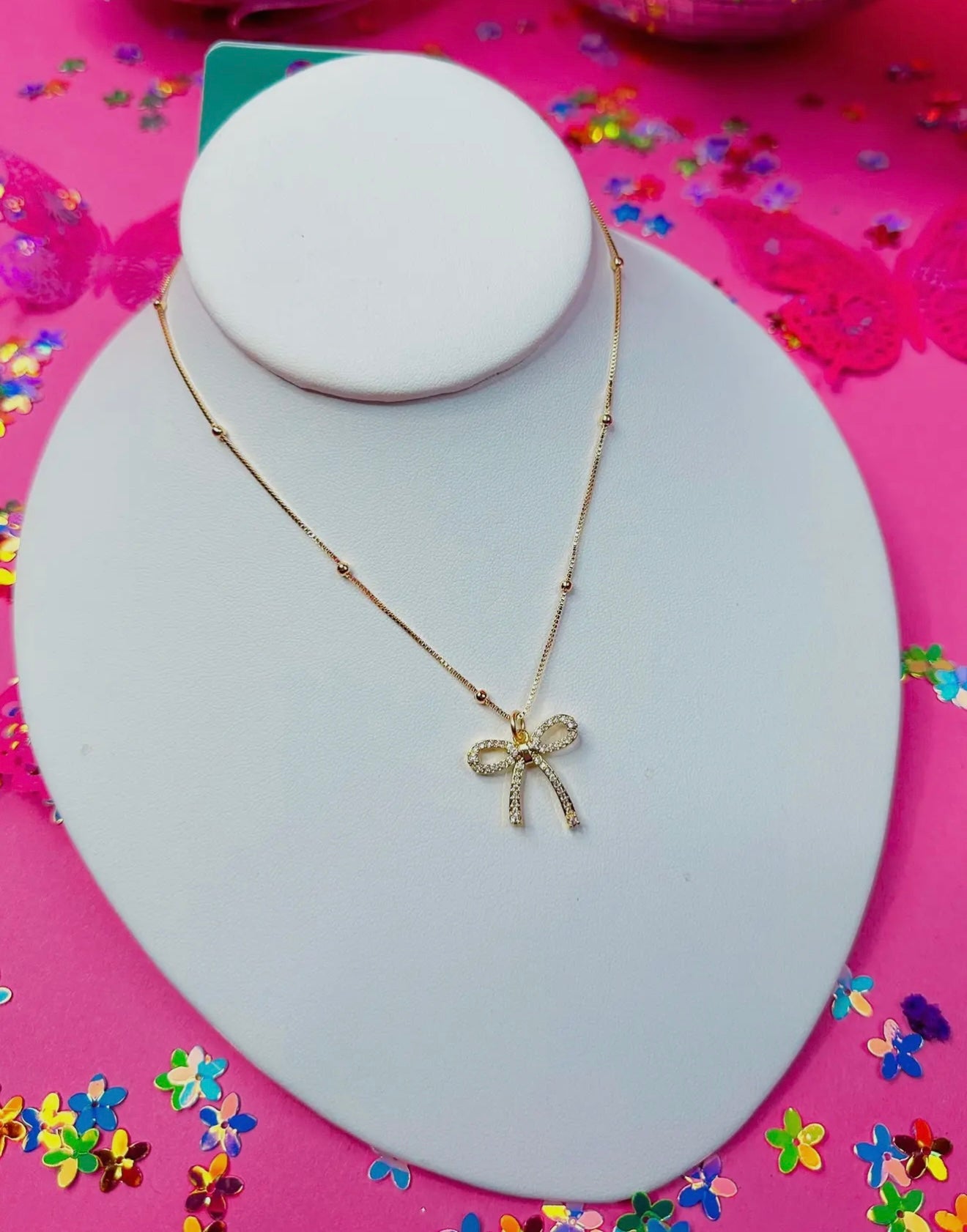Isabella Bow Necklace