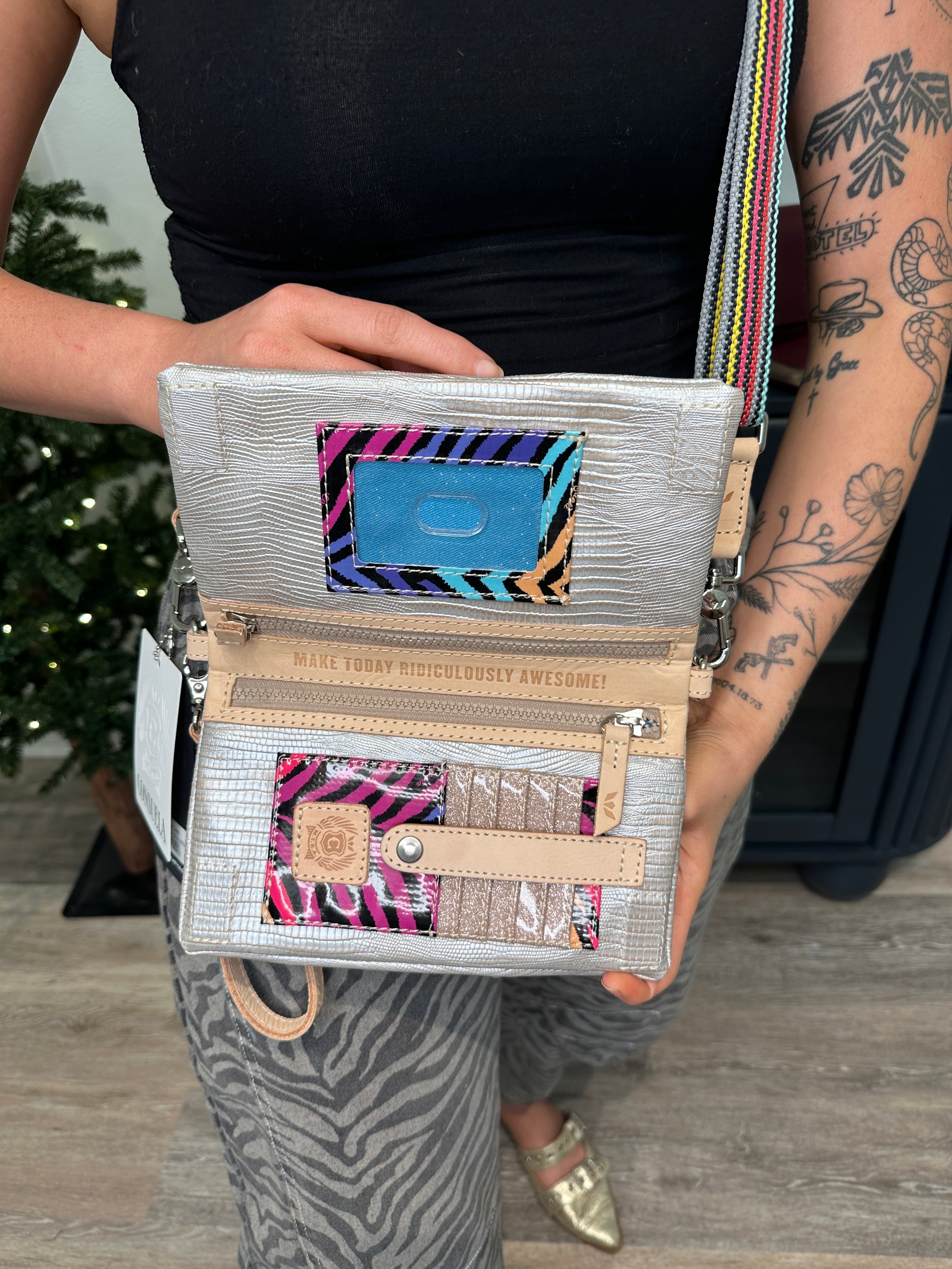 Consuela, Uptown Crossbody, Celeste