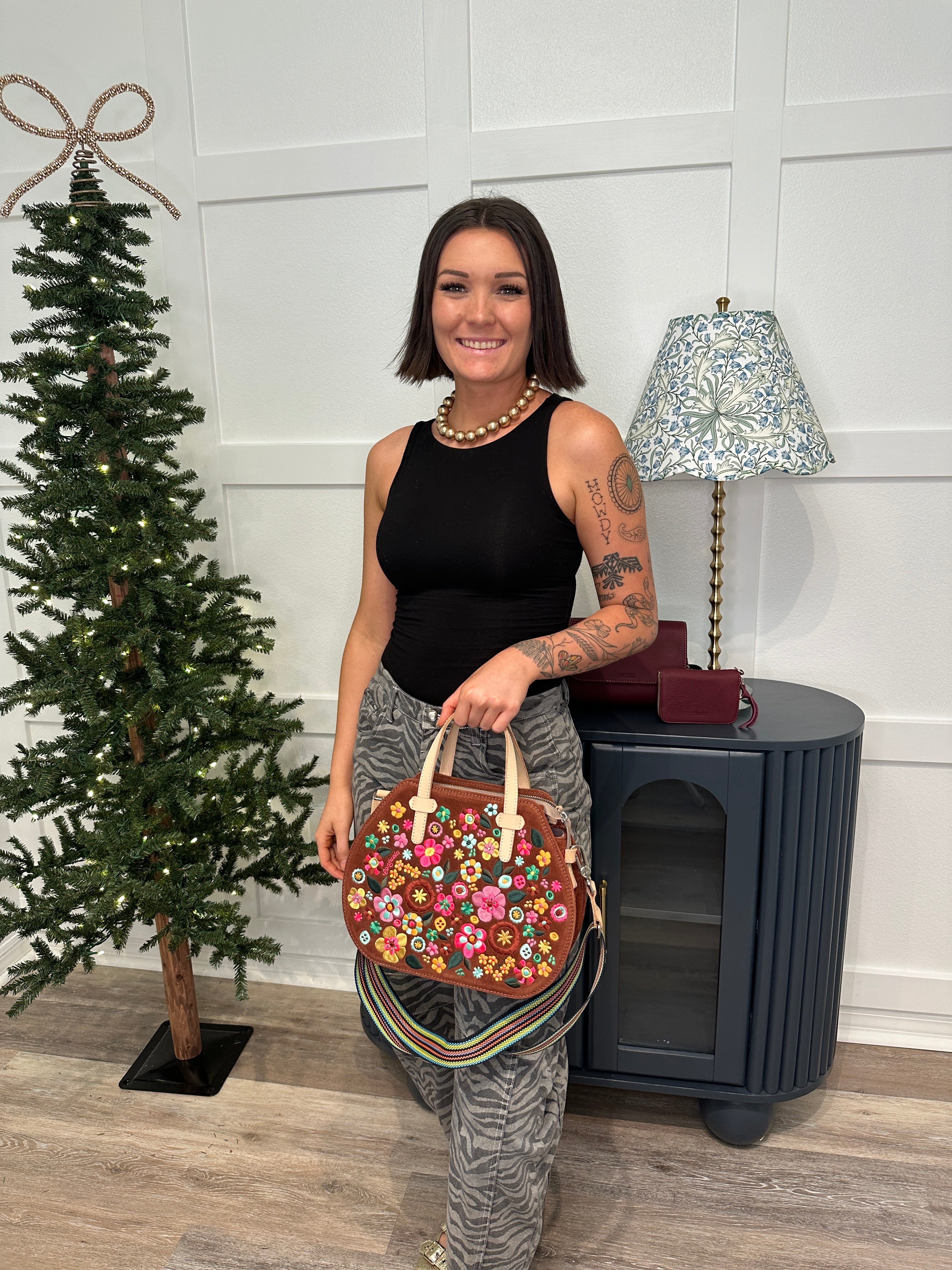 CONSUELA LADY BIRD SATCHEL, SIENNA