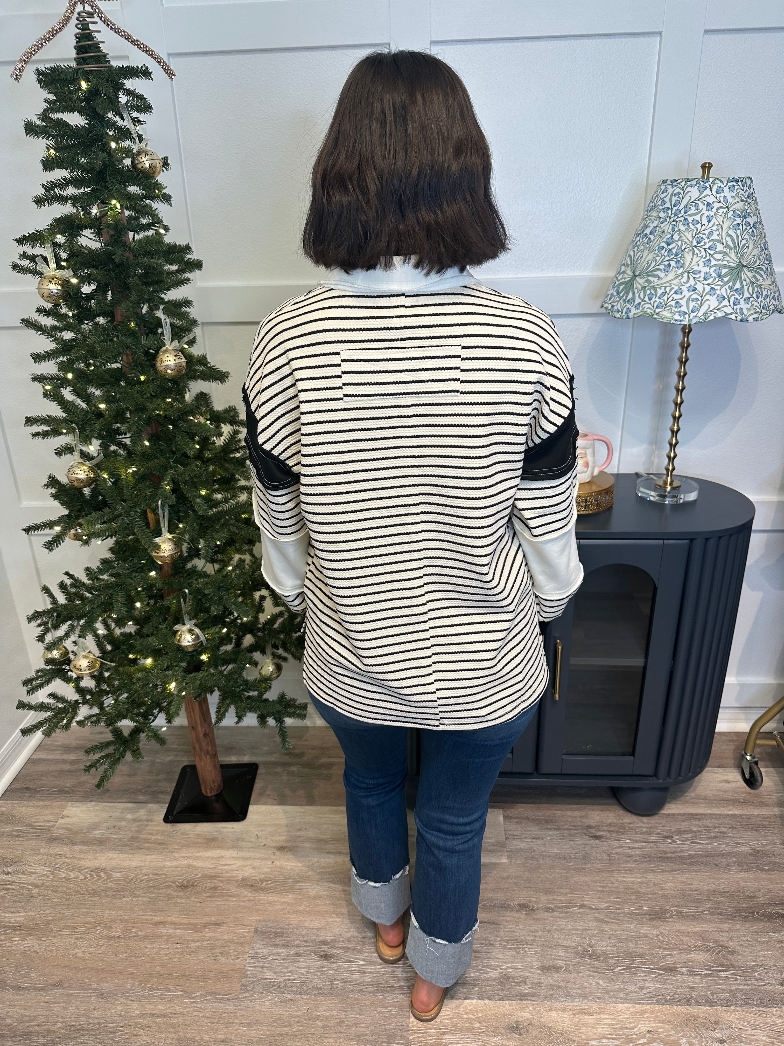 The Charleston Stripe Top