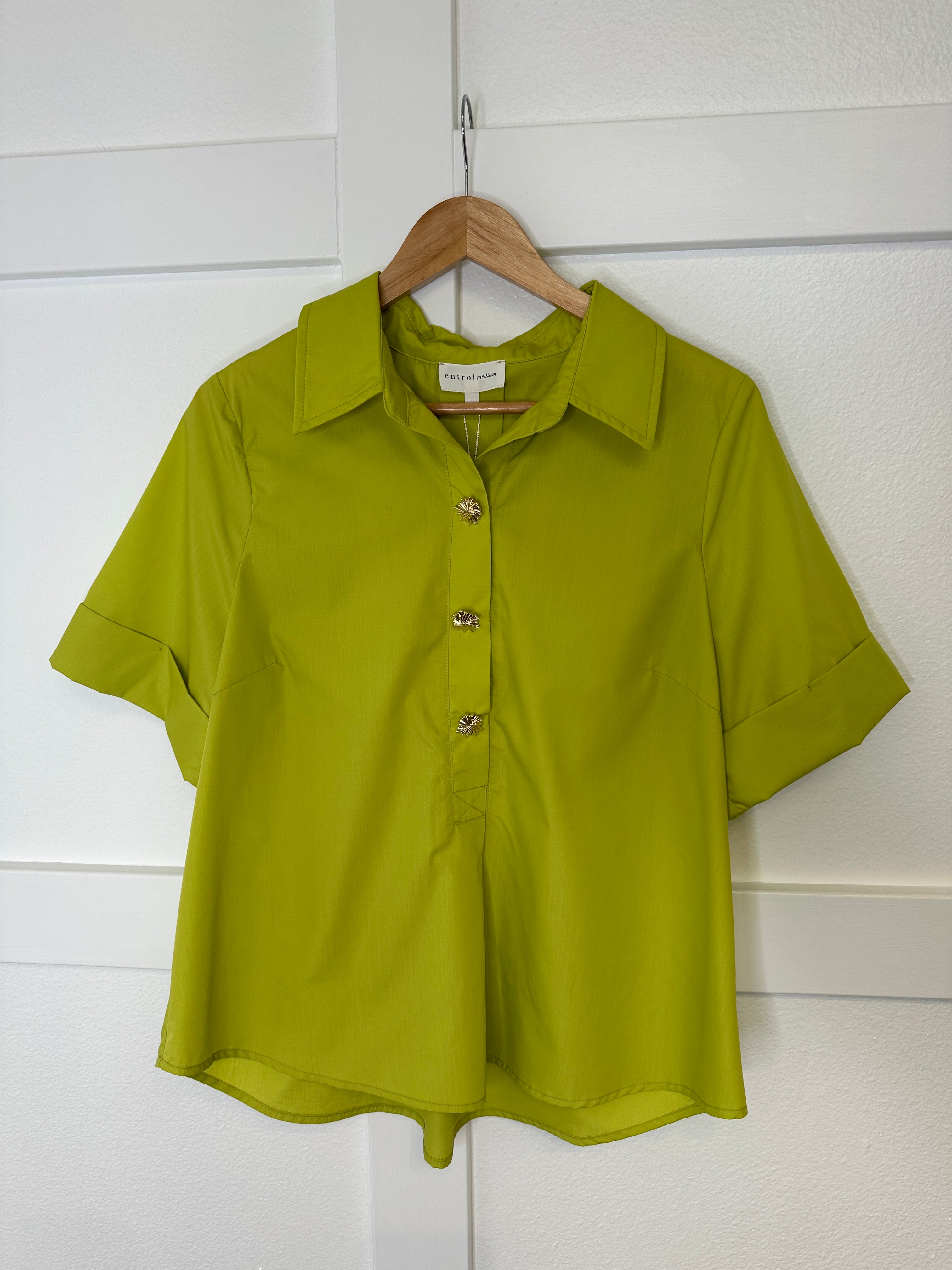 Chartreuse Blouse
