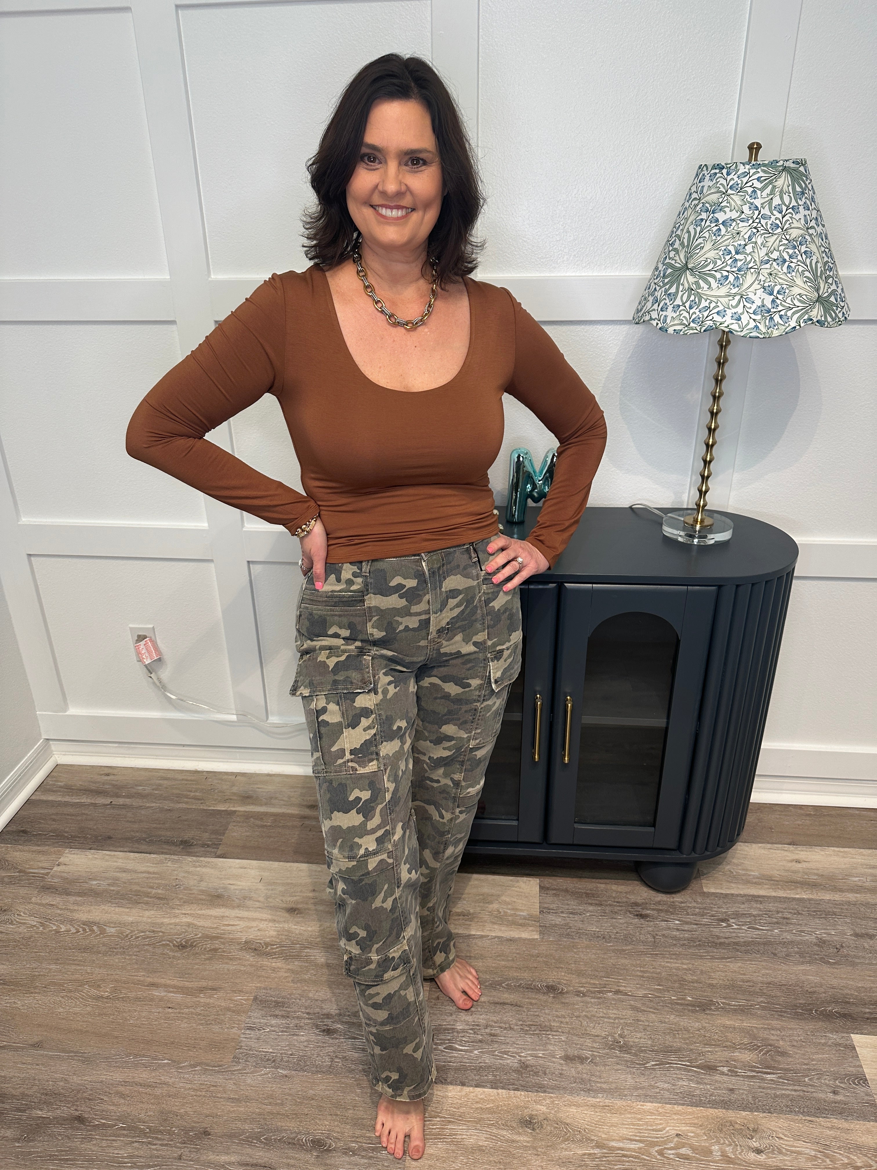 Hidden Camouflage Cargo Jeans