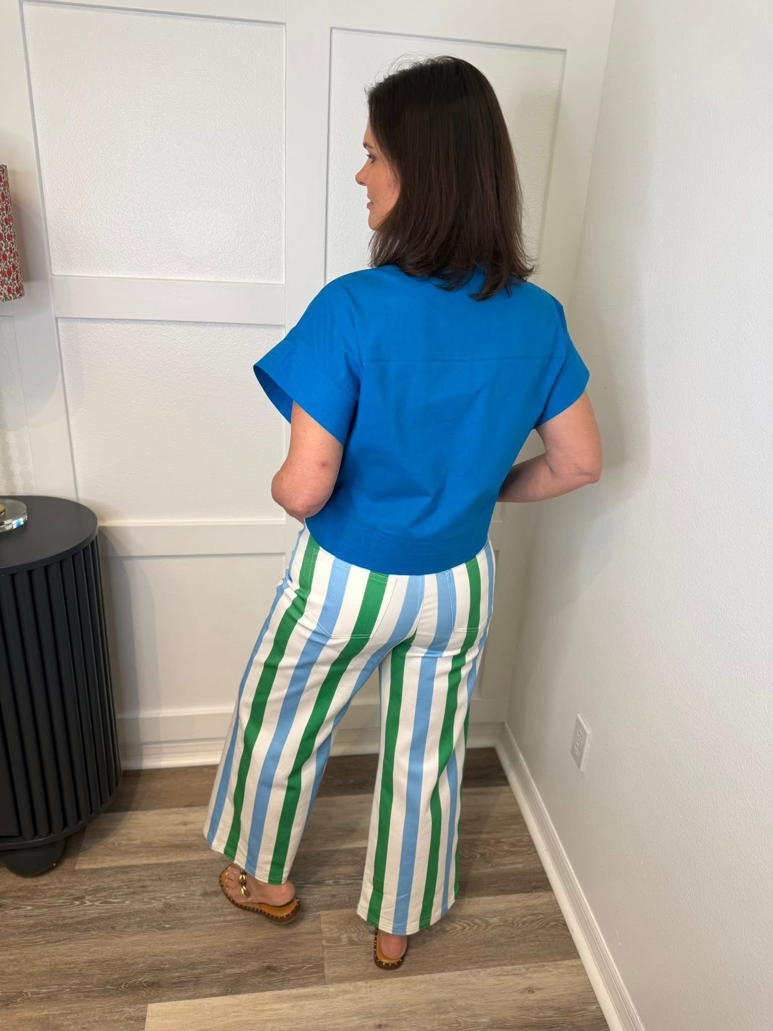 Blue Multie Stripe Pants