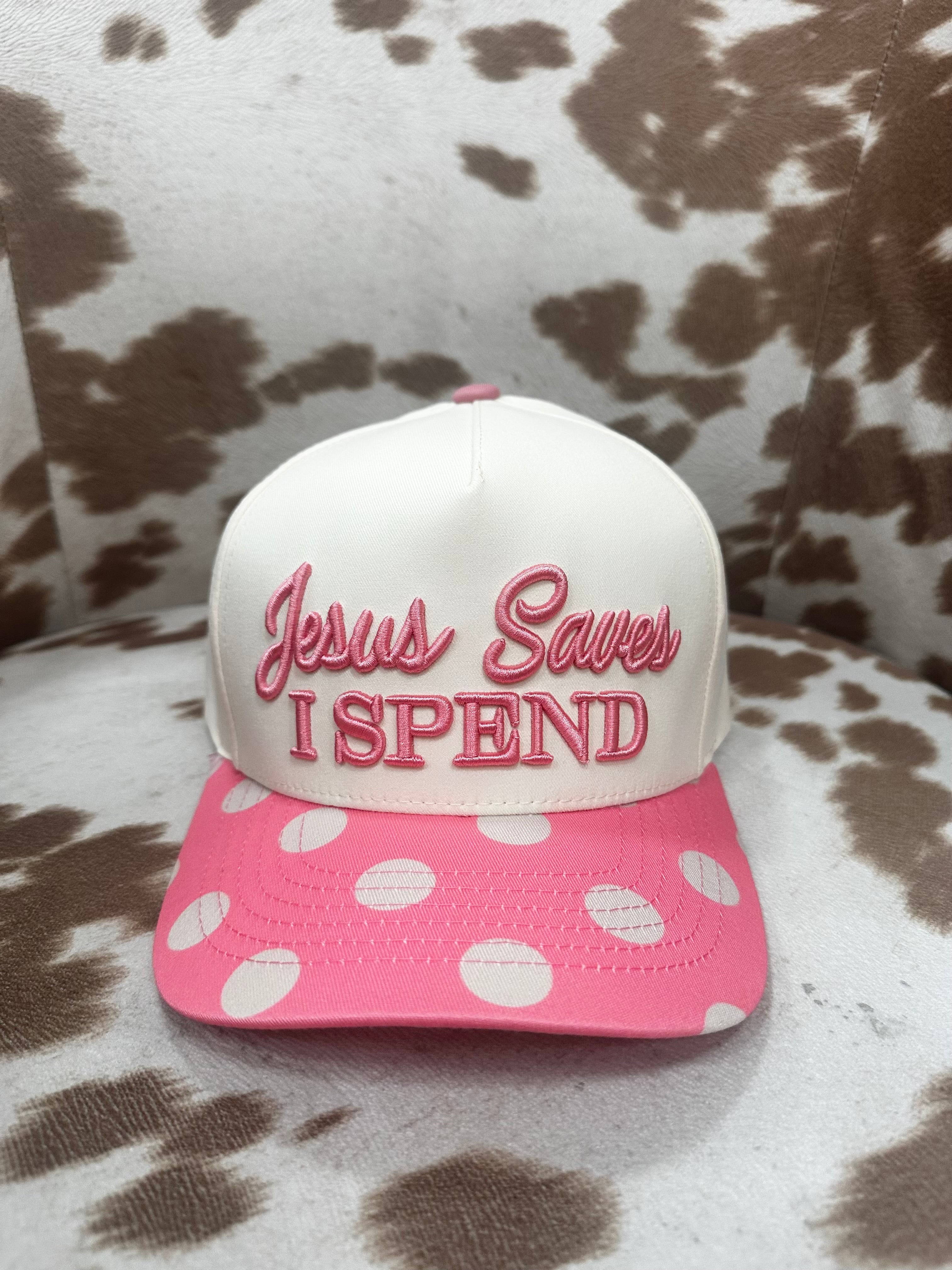Jesus Saves I Spend Hat