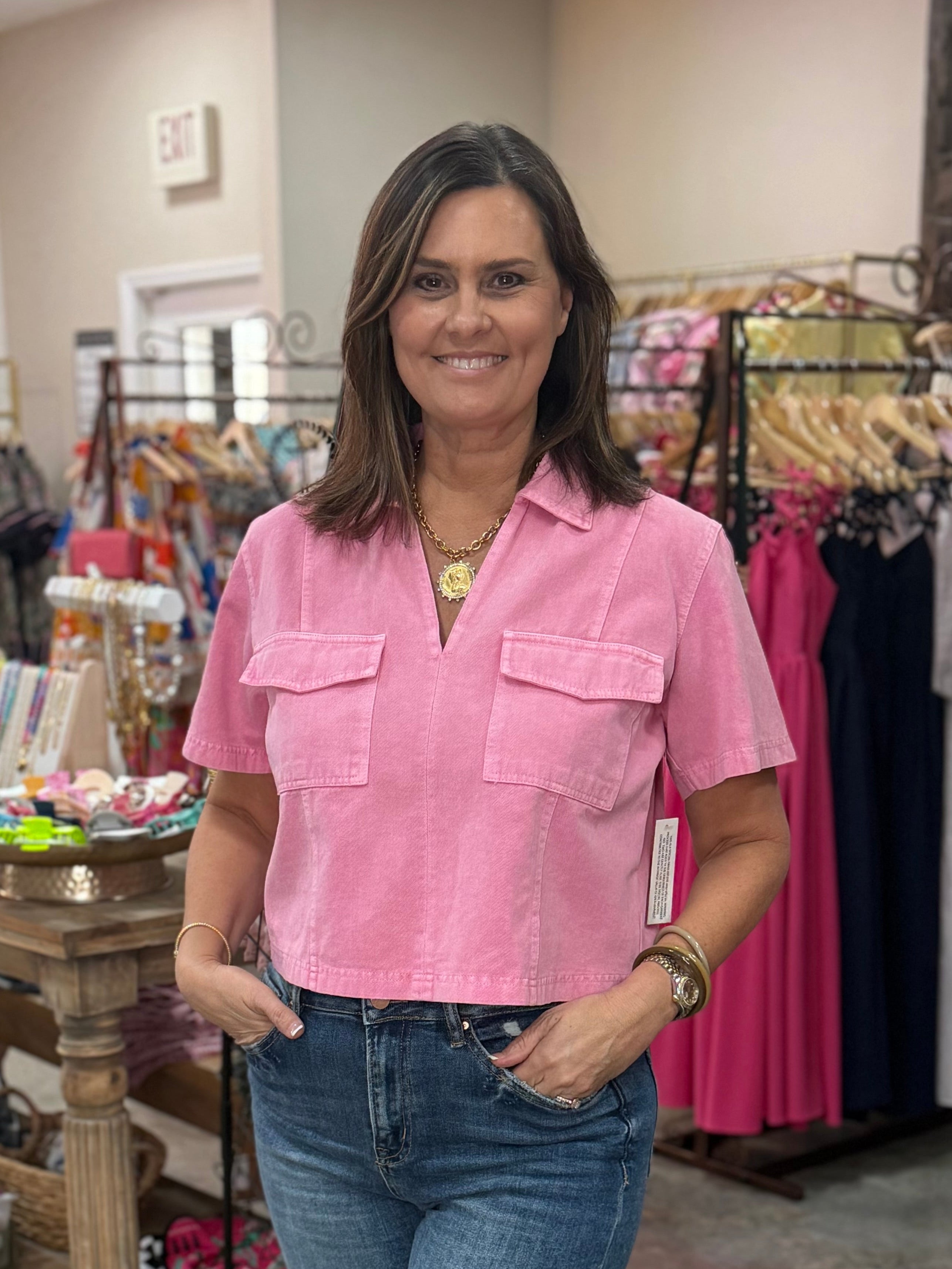 The Blush Wrangler Shirt