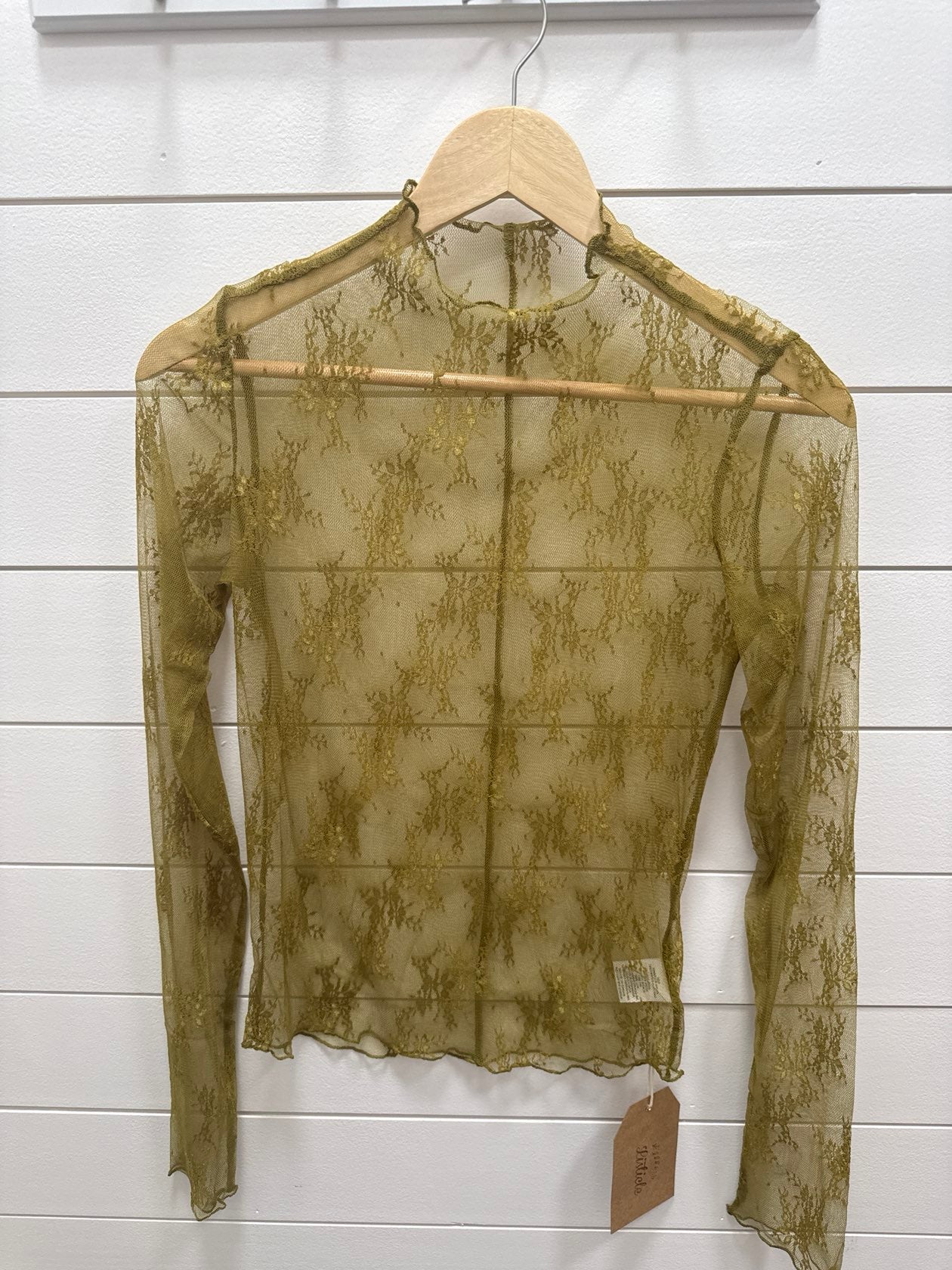 Lemon Grass Lace Top