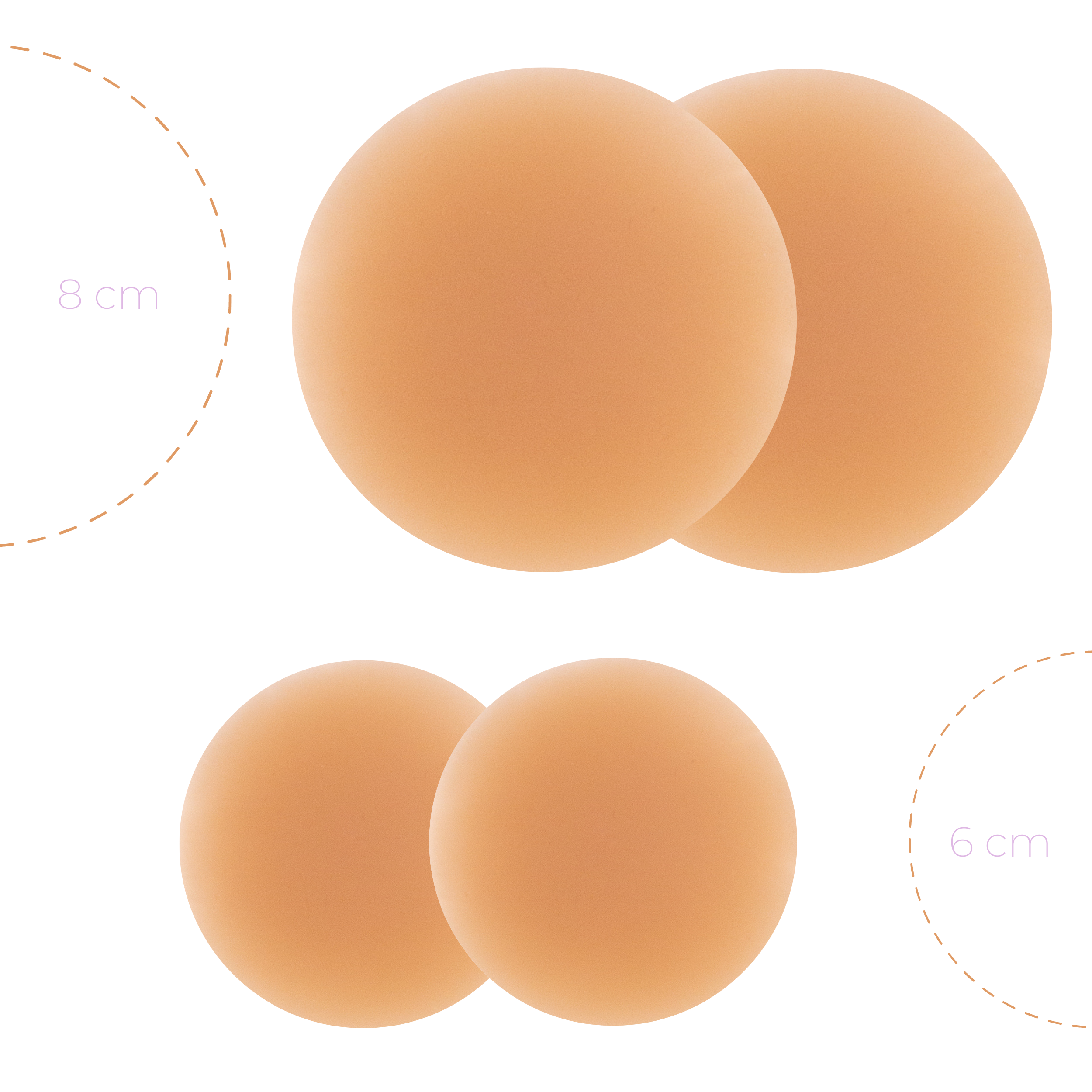 8cm Nipple Covers